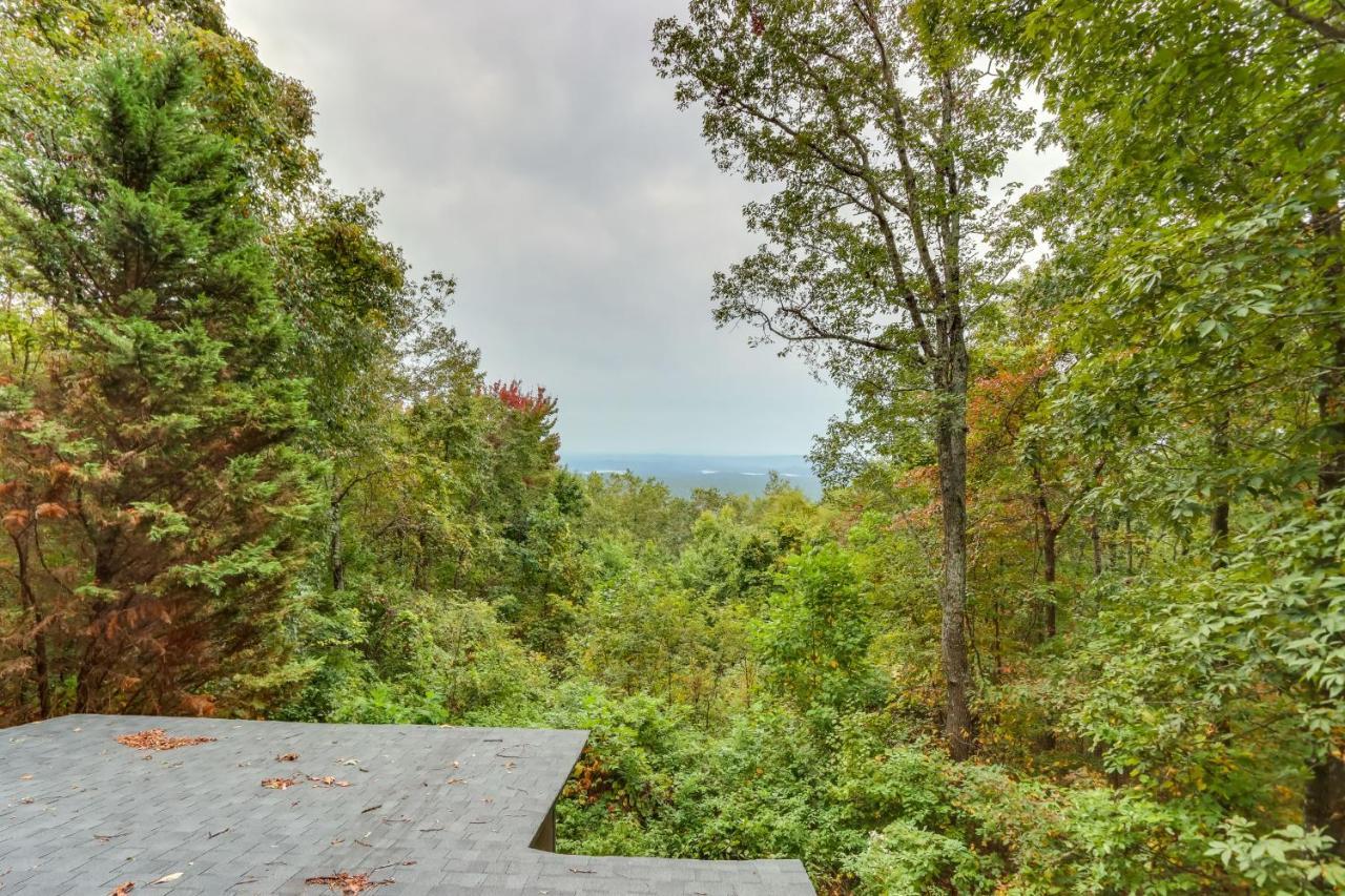 Mountaintop Ellijay Cabin With Private Hot Tub Exterior photo
